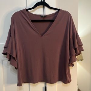 Express mauve top size S